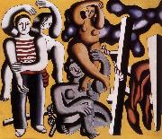 Fernard Leger Acrobat oil